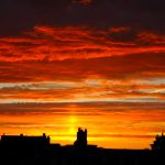 Burning Sky – Sunset Over Brussels